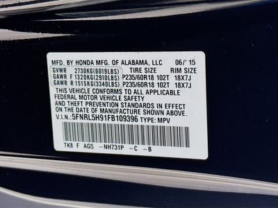 2015 Honda Odyssey - Photo 39