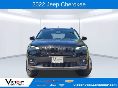 2022 Jeep Cherokee — rear three-quarter view