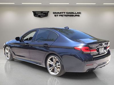 2022 BMW 5 Series — rear three-quarter view