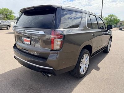 2021 Chevrolet Tahoe — rear three-quarter view