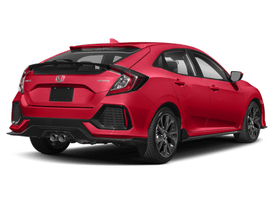 2019 Honda Civic Hatchback — rear three-quarter view