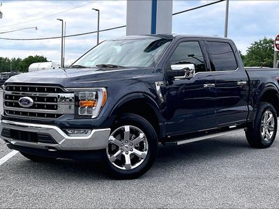 2022 Ford F-150 — rear three-quarter view