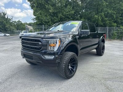 2021 Ford F-150 — rear three-quarter view