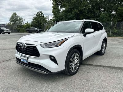 2022 Toyota Highlander — rear three-quarter view