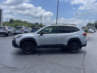 2022 Subaru Forester — rear three-quarter view