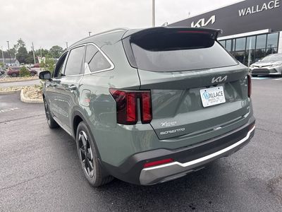 2026 Kia Sorento Hybrid — rear three-quarter view