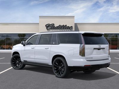 2026 Cadillac Escalade ESV — rear three-quarter view