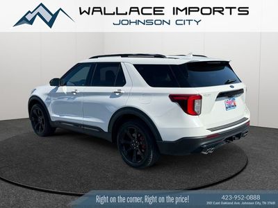 2021 Ford Explorer — rear three-quarter view