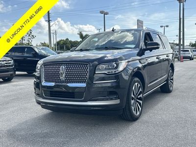 2023 Lincoln Navigator — rear three-quarter view