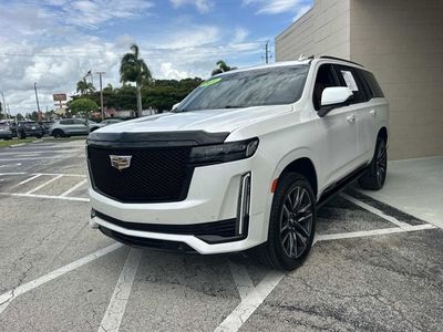 2021 Cadillac Escalade — rear three-quarter view
