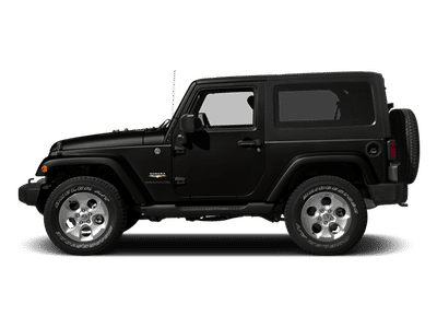 2014 Jeep Wrangler — rear three-quarter view
