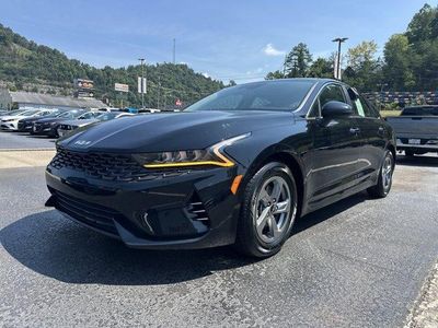 2022 Kia K5 — rear three-quarter view