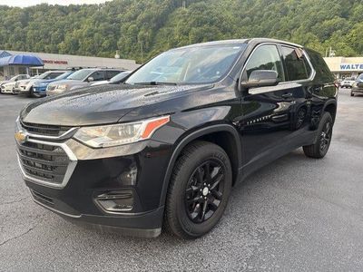 2021 Chevrolet Traverse — rear three-quarter view