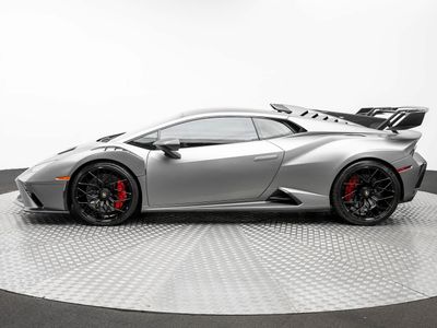 2022 Lamborghini Huracan STO — rear three-quarter view
