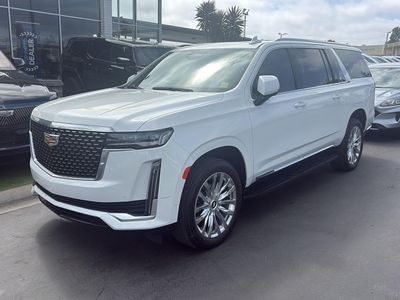 2022 Cadillac Escalade ESV — rear three-quarter view
