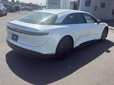 2025 Lucid Air — rear three-quarter view