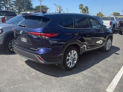 2021 Toyota Highlander — rear three-quarter view