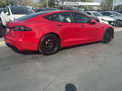 2022 Tesla Model S — rear three-quarter view