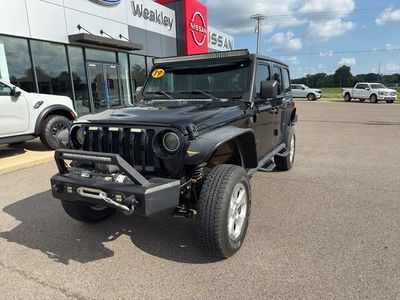 2019 Jeep Wrangler — rear three-quarter view