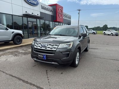 2018 Ford Explorer — rear three-quarter view