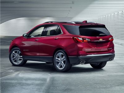 2021 Chevrolet Equinox LS in Silver Ice Metallic — front three-quarter view