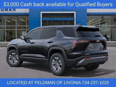 2026 Chevrolet Equinox — rear three-quarter view