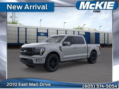 2026 Ford F-150 Platinum in Avalanche — front three-quarter view