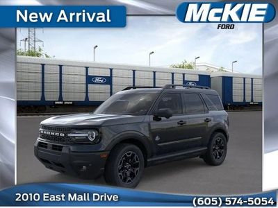 2026 Ford Bronco Sport Outer Banks in Shadow Black — front three-quarter view