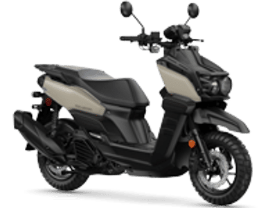 2025 Yamaha ZUMA 125 in Gray — front three-quarter view