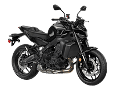 2025 Yamaha MT-09 in Black — front three-quarter view