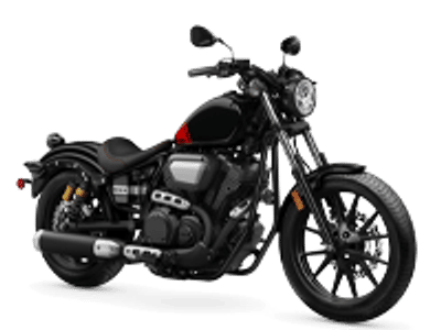 2025 Yamaha BOLT R-SPEC in Black — front three-quarter view