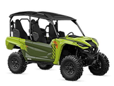 2026 Yamaha WOLVERINE RMAX4 1000 COMPACT R-SPEC in Green — front three-quarter view