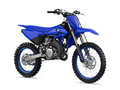 2024 Yamaha YZ85LW YOUTH in Blue — front three-quarter view