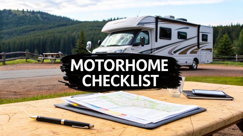 The Essential Motorhome Buying Checklist