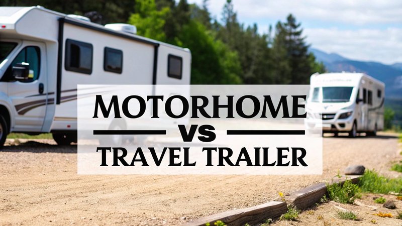 Motorhome vs. Travel Trailer: Which RV Is Right for You?