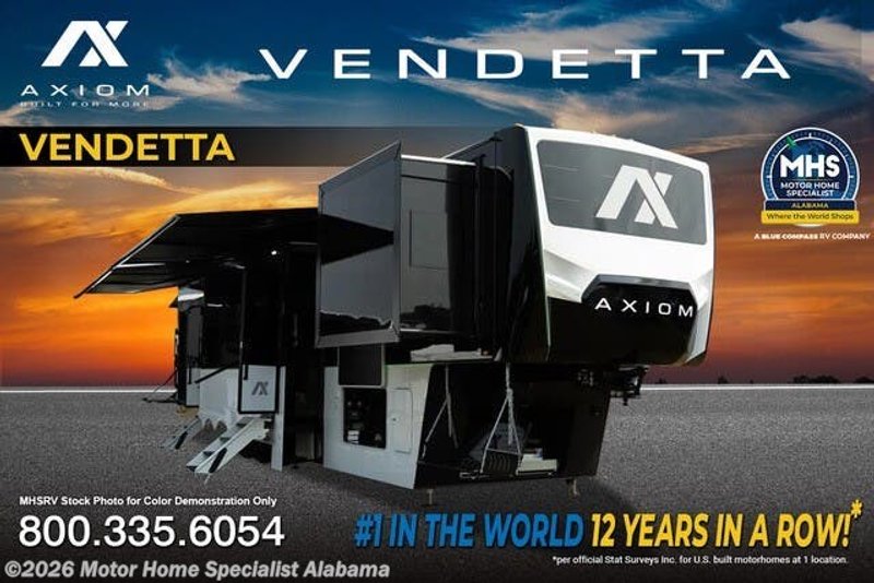 2026 Axiom Vendetta — front three-quarter view