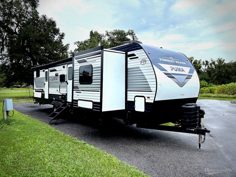 2027 Forest River Puma — front three-quarter view