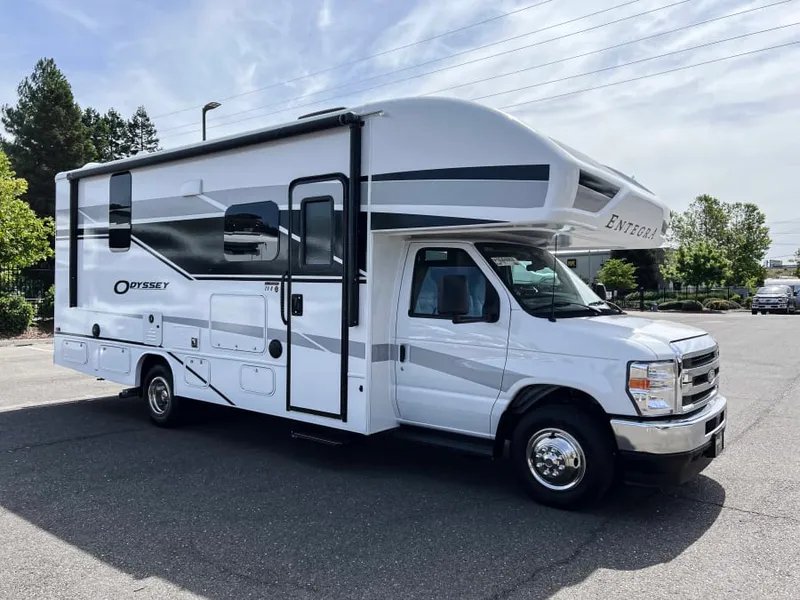 2027 Entegra ODYSSEY — front three-quarter view