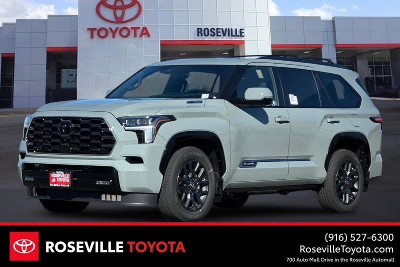 2026 Toyota Sequoia — front three-quarter view