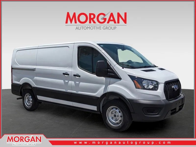 2025 Ford Transit-150 Base in White — front three-quarter view