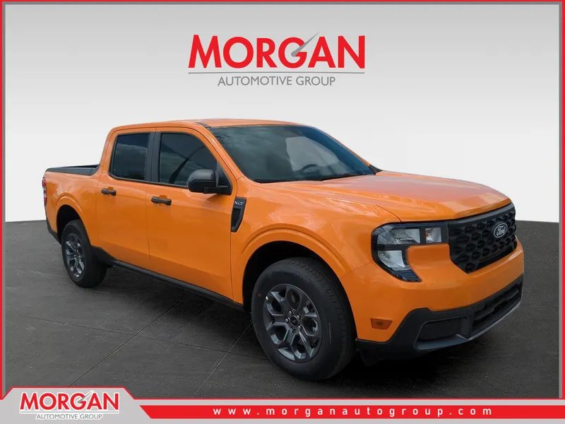 2026 Ford Maverick XLT in Orange — front three-quarter view