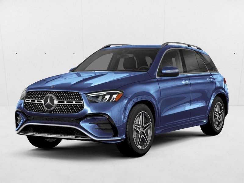 2026 Mercedes-Benz GLE 450 GLE 450 4MATIC ® SUV in Twilight Blue — front three-quarter view