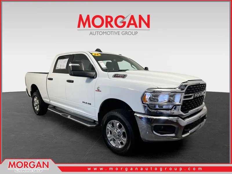 2024 Ram 2500 Big Horn in Bright White Clearcoat — front three-quarter view
