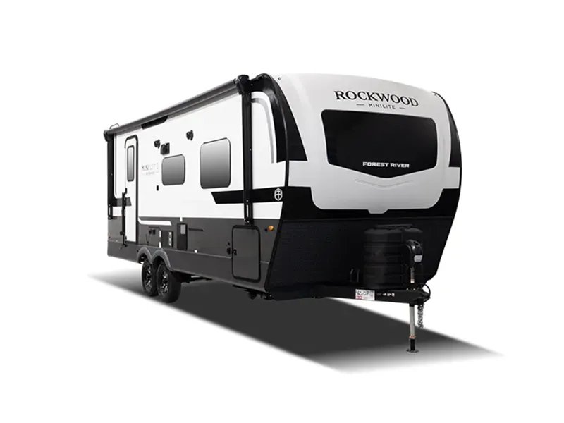 2027 Forest River Rockwood Mini Lite — front three-quarter view