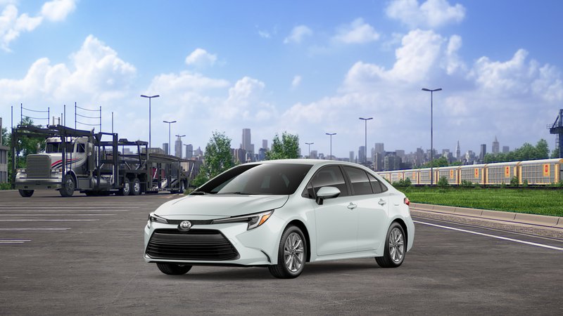 2026 Toyota Corolla Hybrid LE — front three-quarter view
