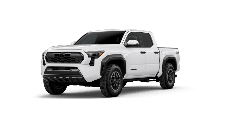 2026 Toyota Tacoma TRD Off-Road in Ice Cap — front three-quarter view