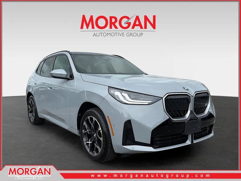 2025 BMW X3 30 xDrive in Brooklyn Grey Metallic — front three-quarter view