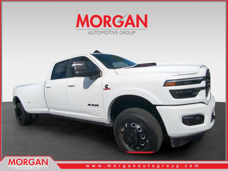 2026 Ram 3500 Limited in White — front three-quarter view