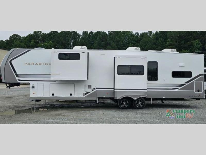 2026 Alliance RV Paradigm — front three-quarter view