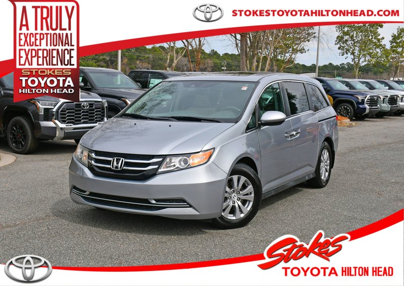 2017 Honda Odyssey EX-L in Gray — front three-quarter view